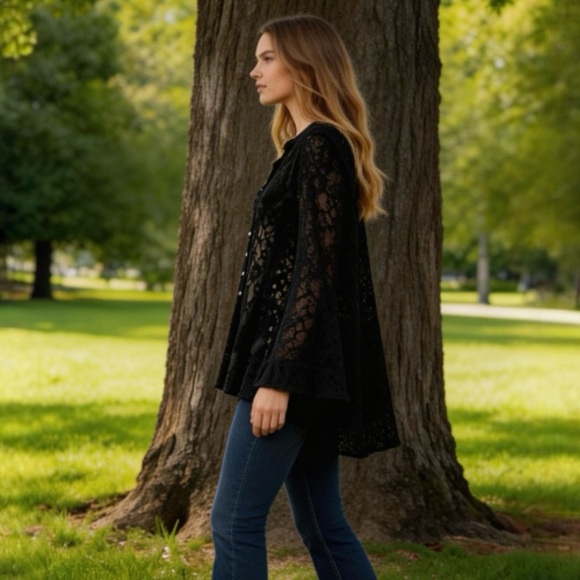 Free People Heather Swinghem Tunic Size Small - Picture 2 of 10